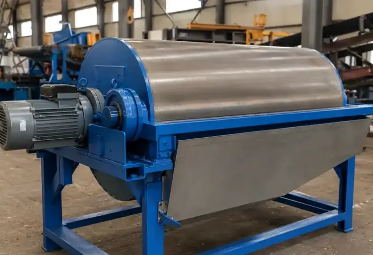 Magnetic drum shell check