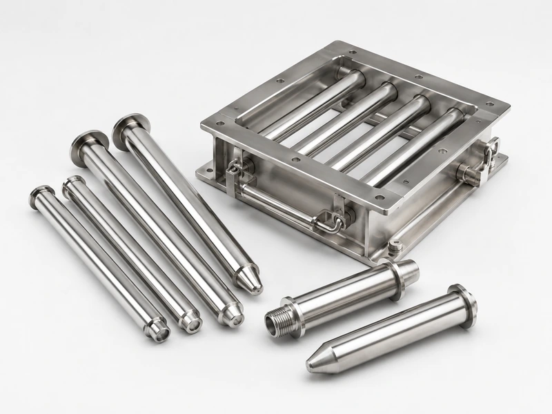 magnetic grates tubes