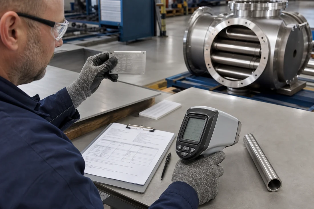 Traçabilité des matériaux et dossiers d'inspection