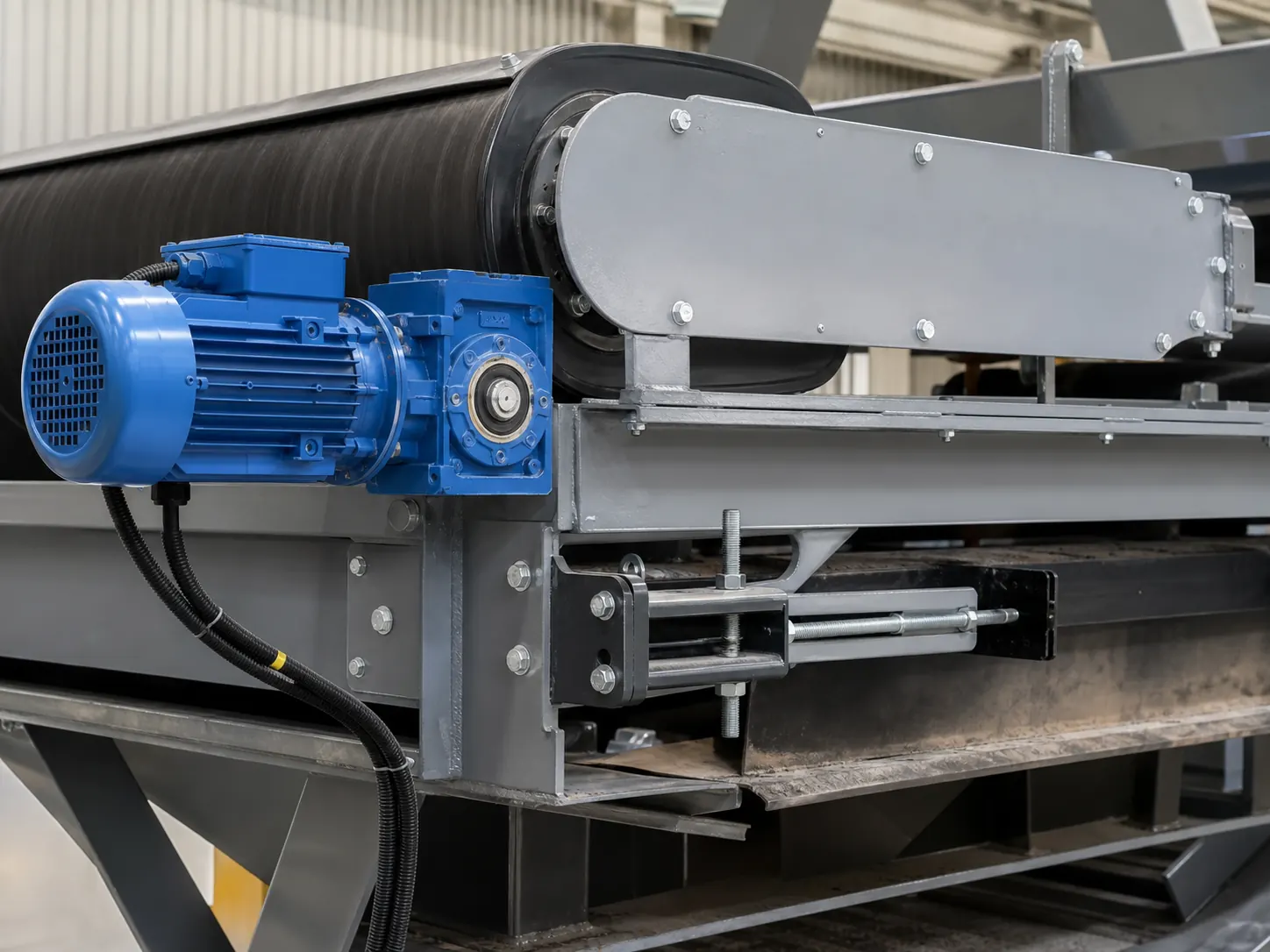 coal handling industrial magnetic separation scene