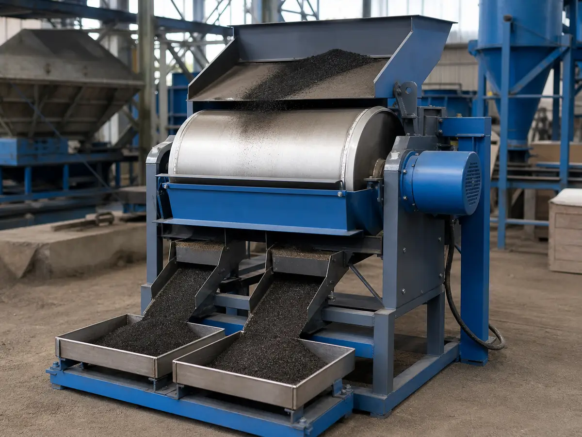 head pulley vs magnetic drum industrial magnetic separation scene