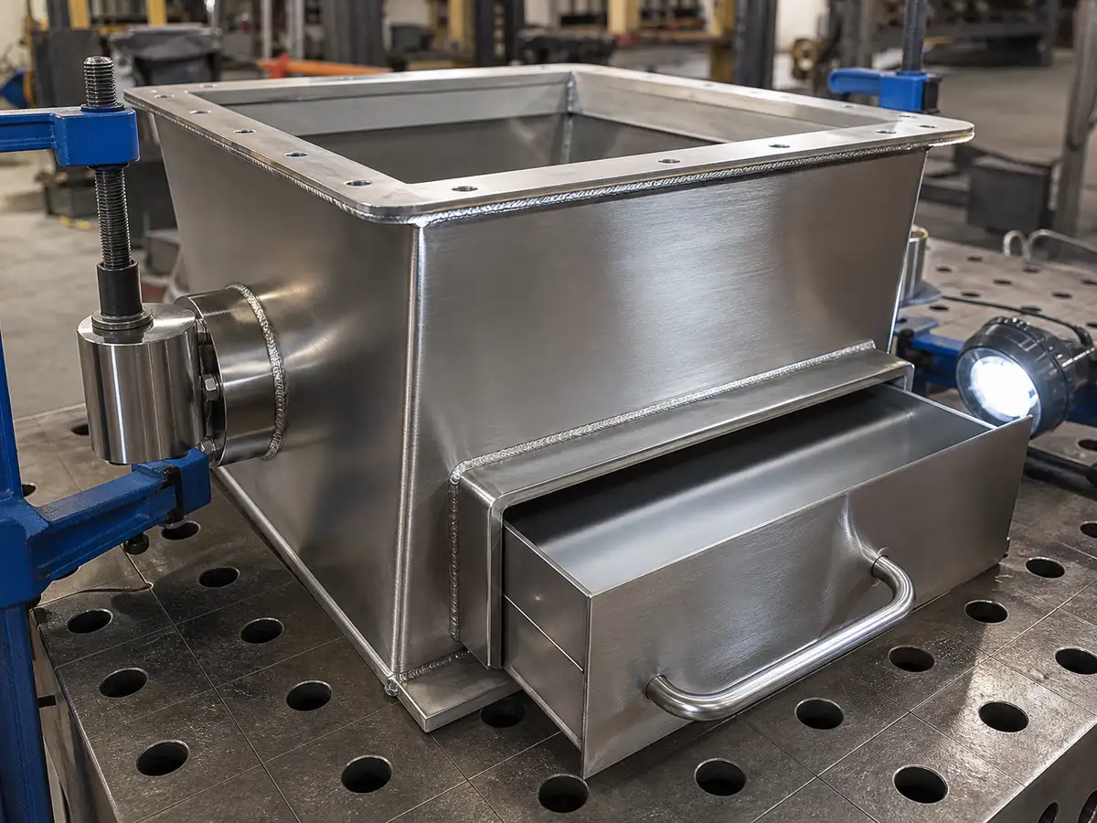 Prüfung der magnetischen Abreißkraft in einer industriellen Magnetabscheidungsanlage