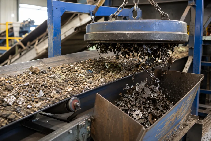 scrap tailing sorting